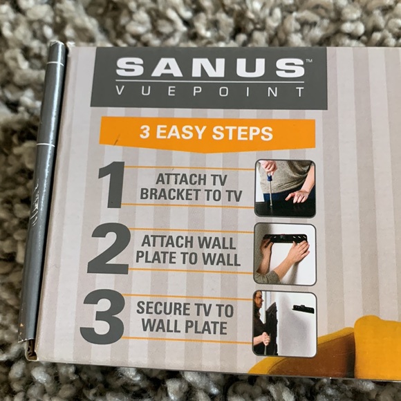 NWT, SimplySafe fixed position TV wall mount 22-50 inch, 80lbs weight capacity - Picture 3 of 8